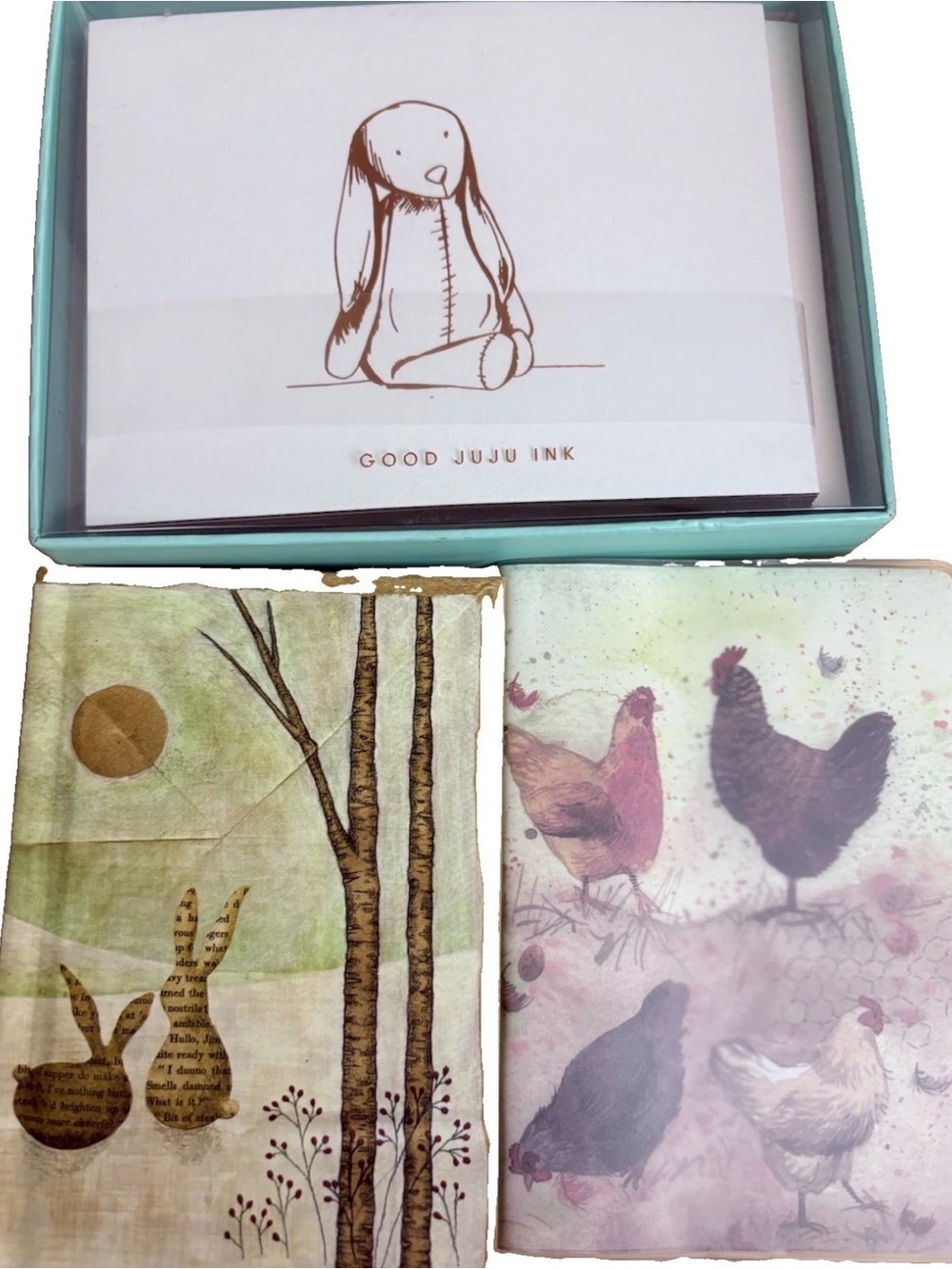 🔥🏷️Stationary Bundle Set of Blank Cards New In Box and 2 Small Notepads New